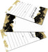 Gold and Black Invitations and Envelopes Pack of 25 Fill In Blank Invites for Graduation Retirement Birthday Baby Shower Engagement Elegant Events Modern Abstract Theme Paper Clever Party