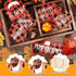 24 Pieces Thanksgiving Buffalo Plaid Ornament Wooden Hanging Sign Hanging Wishes Craft for Fall Harvest Wall Decoration 6 Styles Pumpkin Turkey Truck (Orange and Black) (Orange and Black, 24)