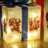 Kurala Christmas Lighted Gift Boxes 3 Pack, Christmas Decorations with 60 Led Lights Timer, Battery Operated Christmas Decoration