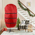 Upright Tree Storage Bag for Christmas Trees of 7ft. Tall, Tree Bag Is Made Of Tear Proof 600D Oxford; Comes With Drawstring Hem, Zipper, And Carry Handles, Waterproof Material Protects From Dust & Moisture