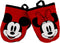 Disney Kitchen Cotton Mini Oven Mitts/Glove Set w/Neoprene Insulation for Easy Gripping While Cooking, Heat Resistant Kitchen Accessories, 5? x 6.5?, Mickey & Minnie Face, 2pk