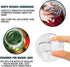 Fermentology Sauer Stone Glass Weights Pickling and Fermenting Weights - Set of 4 - Regular Mouth Mason Jar Fermentation