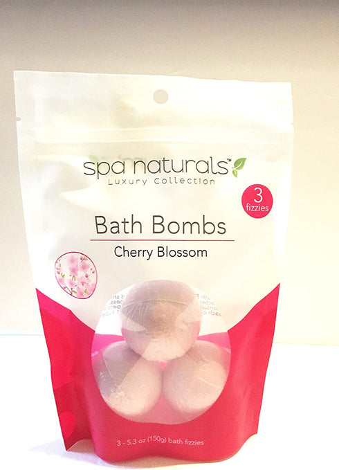 Spa Naturals Bath Bombs Cherry Blossom