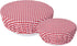 Now Designs Reusable Bowl Cover to Reduce Waste, Gingham - Large & Medium | Set of 2