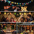 16.41ft 40 LEDs Easter Egg Bunny String Lights Decorations Rabbit Hanging Garland Indoor Outdoor Tree Party Decor(Batteries Not Included)