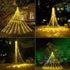 Decute Christmas Decorations Outdoor String Lights 8 Modes and Timer with Remote, Waterproof 320 LED Christmas Tree Lights Star Lights for Yard Garden Backyard Wedding Holiday Decor Warm White