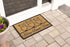 Storm Stopper Printed Coir Mat, 18"x28", Sweet Home Owl