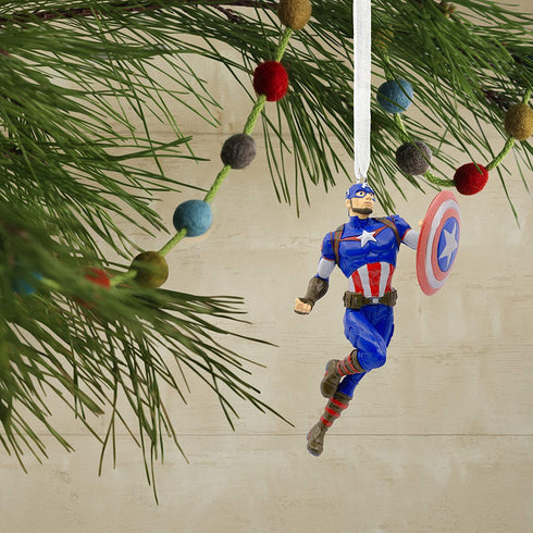 Hallmark Christmas Ornaments, Marvel Avengers Captain America Ornament