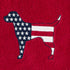 SKL Home Red White & Blue Hound Hand Towel, (2-Pack), 2 Count