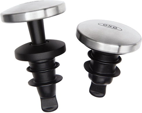 OXO SteeL Expanding Wine Stoppers, 2 Count