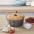 Chicago Metallic Professional 2-Piece 9.5-Inch Angel Food Cake Pan with Feet, 9.5" x 4"