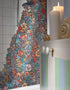 d-c-fix 346-0431 Self-Adhesive Privacy Glass Window Film, Venetian Garden, 17" x 78" Roll,