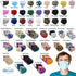 WeCare Disposable Face Mask Individually Wrapped - 50 Pack, Watercolor Print Masks - 3 Ply