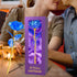 Colorful Blue Rose Flower Gifts for Her,Valentines Day Gifts,Rainbow Rose Flower Present with Gift Package Box Great Valentines Gift Idea for Women,Valentine's Day,Mom Gifts, Birthday, Anniversary