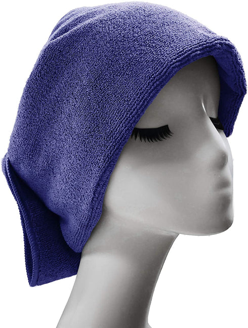 Polyte Professional Quick Dry Lint Free Microfiber Hair Drying Salon Towel, 16 x 29 in, 8 Pack (Purple)