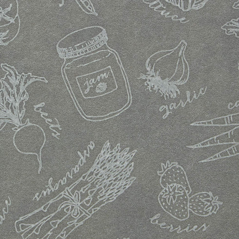 DII Fridge Liner Collection Non-Adhesive, Cut to Fit, Gray Market, 12x24, 6 Piece