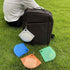 ?4-in-1 Family Pack?Face Mask Cover Case Storage Holder Bag Portable Recyclable Container Organizer, Dustproof Washable Durable Food-Grade Silicone Soft Pocket-Size Mask Storage Bag with Keychains