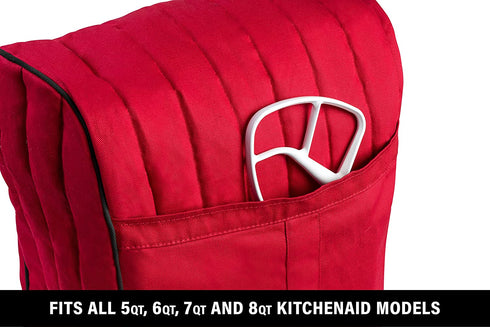 Bellemain Stand Mixer Cover compatible with Kitchenaid Mixer, Fits All Tilt Head & Bowl Lift Models