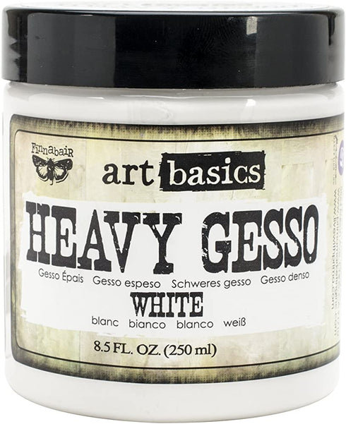 Prima Marketing 961442 Art Basics Heavy Gesso, 8.5-Ounce, White