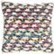 Woven Virtues Cotton Throw Pillow Cover Multicolor and Black 18x18 Inch Handwoven, Luxurious and Fashionable 1 Piece Throw Pillow Cover