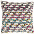 Woven Virtues Cotton Throw Pillow Cover Multicolor and Black 18x18 Inch Handwoven, Luxurious and Fashionable 1 Piece Throw Pillow Cover