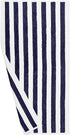 Amazon Basics Cabana Stripe Beach Towel - Pack of 2, Navy Blue