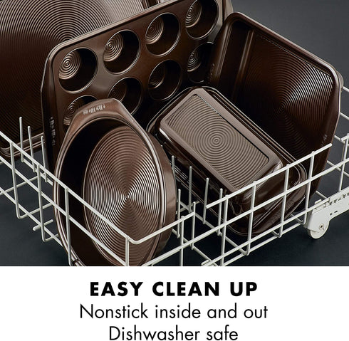 Circulon Nonstick Bakeware, Nonstick Cookie Sheet / Baking Sheet - 10 Inch x 15 Inch, Chocolate Brown