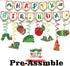The Very Hungry Caterpillar Birthday Decorations Set - Kids Reading Story Theme Swirls Streamers Garland Banner and Cake Topper Party Supplies