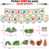The Very Hungry Caterpillar Birthday Decorations Set - Kids Reading Story Theme Swirls Streamers Garland Banner and Cake Topper Party Supplies