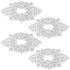 Heritage Lace Heirloom Doily, 12" x 20", White, 4 Count
