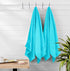 Elvana Home Ultra Soft 6 Pack Cotton Towel Set, Contains 2 Bath Towels 28x55 inch, 2 Hand Towels 16x24 inch & 2 Wash Coths 12x12 inch, Ideal for Everyday use, Compact & Lightweight - Turquoise Blue