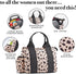 Fit + Fresh Sanibel Insulated Lunch Bag, Lunch Bag for Women Includes 2 Food Containers, Reusable Lunch Box, Perfect for Work, School, Beach & More, Cheetah