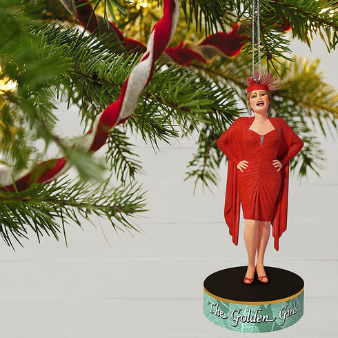 Hallmark Keepsake Christmas Ornament 2021, The Golden Girls Blanche Devereaux with Sound