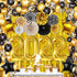 Huge 2022 Graduation Balloon Arch Kit - Pack of 110, Gold 2022 Balloons | Gold Foil Fringe, Hanging Swirls, Graduation Balloon Garland Kit | Graduation Party Decorations, Graduation Decorations 2022