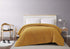 Brooklyn Loom Marshmallow Sherpa Bed Blanket, Full/Queen, Mustard