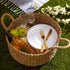 DII Melamine Reusable 9" Round Party or Picnic Plate, Set of 12, White