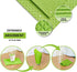 DOMI Super Absorbent Sponge Cloth Eco-Friendly Dishcloth for Kitchen 20x More Absorption 10Pcs Household Cleaning Cloths Reusable Cellulose Sponge Rags (Green)