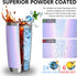 Aikico 20oz Tumbler with Lids, Vacuum Insulated Double Wall Travel Tumbler, Insulated Coffee Mug with Straws, Stainless Steel Tumbler Mug for Cold Drink and Hot Tea, Rainbow Lavender Purple