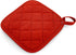 Camco Life is Better at The Campsite Heat Resistant Oven Mitt and Pot Holder Set Pattern Design, Excellent for RV Kitchens, Camping and More (53259),Multicolor Oven Mitt - Red Pot Holder