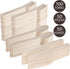Greenly Wood 200 Pack Disposable Wooden Utensils Set | All Natural Birchwood Biodegradable Compostable Cutlery (100 Forks, 50 Spoons, 50 Knives)