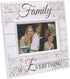 Malden International Designs Sun Washed Words Family Distressed Cream Picture Frame, 4x6, Cream