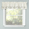 Renaissance Home Fashion Seashells Embroidered Valance, 58 in x 12, Sea Mist