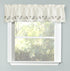 Renaissance Home Fashion Seashells Embroidered Valance, 58 in x 12, Sea Mist