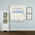 Renaissance Home Fashion Seashells Embroidered Valance, 58 in x 12, Sea Mist