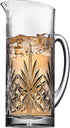 Godinger Beverage Pitcher Carafe, Cocktail Bar Mixing Glass - Dublin Collection, 34oz