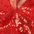 Kmhesvi Red Sequin Backdrop Curtains - 2 Panels 2.5x8.5Ft Photography Background Red Glitter Backdrop Curtains Sparkly Birthday Baby Shower Wedding Party Background Decorations