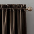 Sun Zero Oslo Theater Grade Extreme 100% Blackout Rod Pocket Curtain Panel, 52" x 84", Cocoa