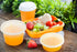 Glotoch 48 Pack 16 oz. (2 Cups) Plastic Food and Drink Storage Containers Set with Lids - Microwave, Freezer & Dishwasher Safe Eco-Friendly, BPA-Free, Reusable & Stackable