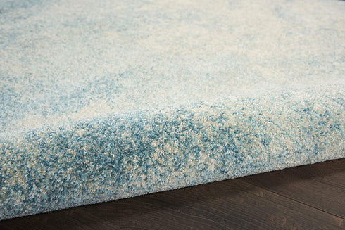 Nourison Passion Bohemian Abstract Navy/Light Blue 1'10" x 2'10" Area Rug, (2' x 3')