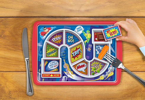 Genuine Fred DINNER WINNER Kids' Dinner Tray, Supper Hero